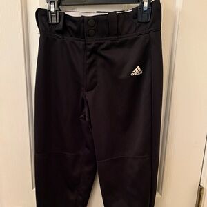 Adidas Kids Black Joggers with Logo